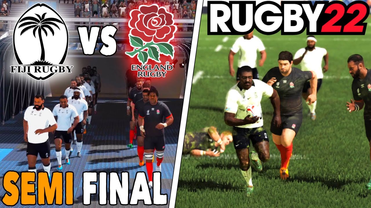 Can FIJI get REVENGE in the Semi-Finals? - FIJI vs ENGLAND - World Cup | Rugby 22 Legend Difficulty