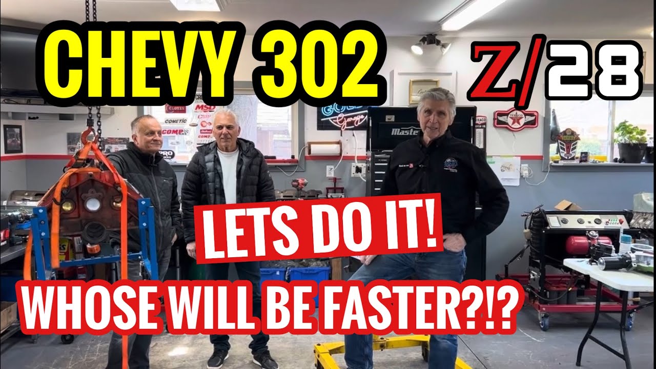 2X CHEVY SBC 302! REAL DEAL 7000RPM 1968 Camaro Z/28 Camaro Builds!