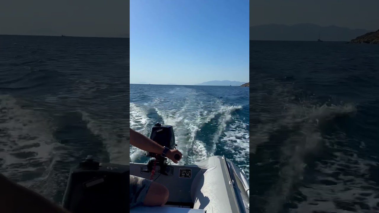 Şişme bot benzinli dıştan takma motor