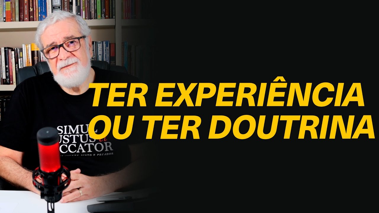 O que é mais importante: ter experiência ou ter doutrina? - @pnooficial #384