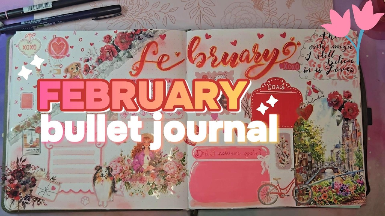 💕 PLAN WITH ME - February 2026 Bullet Journal