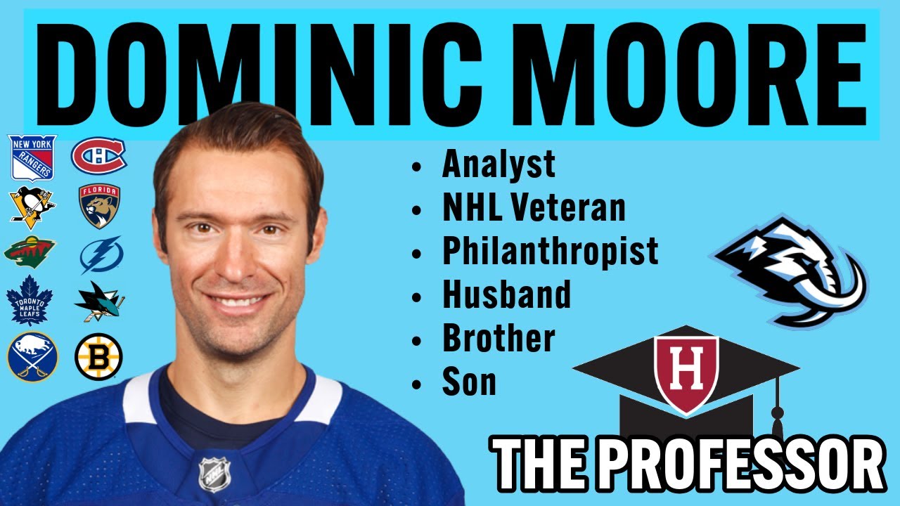 Dominic Moore: The Intelligent Player, Analyst, Husband, Brother, and Son #hockeyhighlights