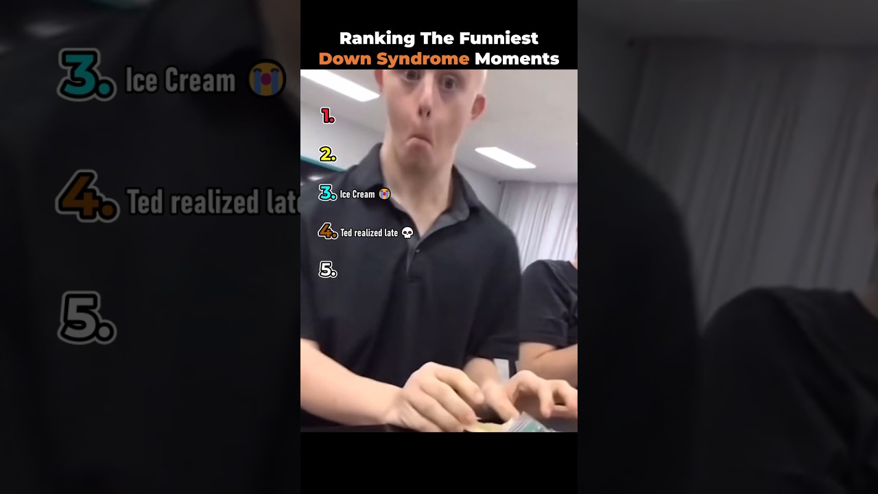 Ranking The Funniest Down Syndrome Moments 🤣 #shorts #funny #ranking #tiktok