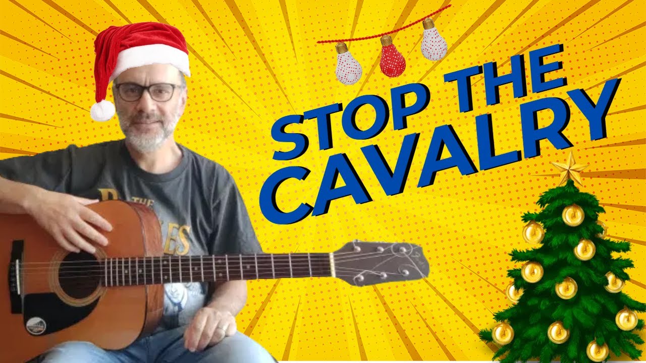 Stop The Cavalry Jona Lewie Beginner Guitar Christmas Lesson Chord Grabbing Technique