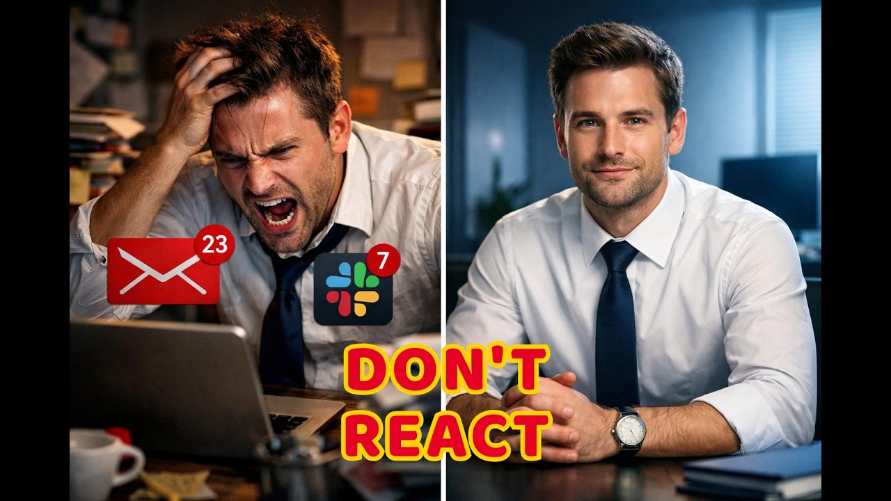 Stop Overreacting at Work: The 3-Second Rule Before You Reply