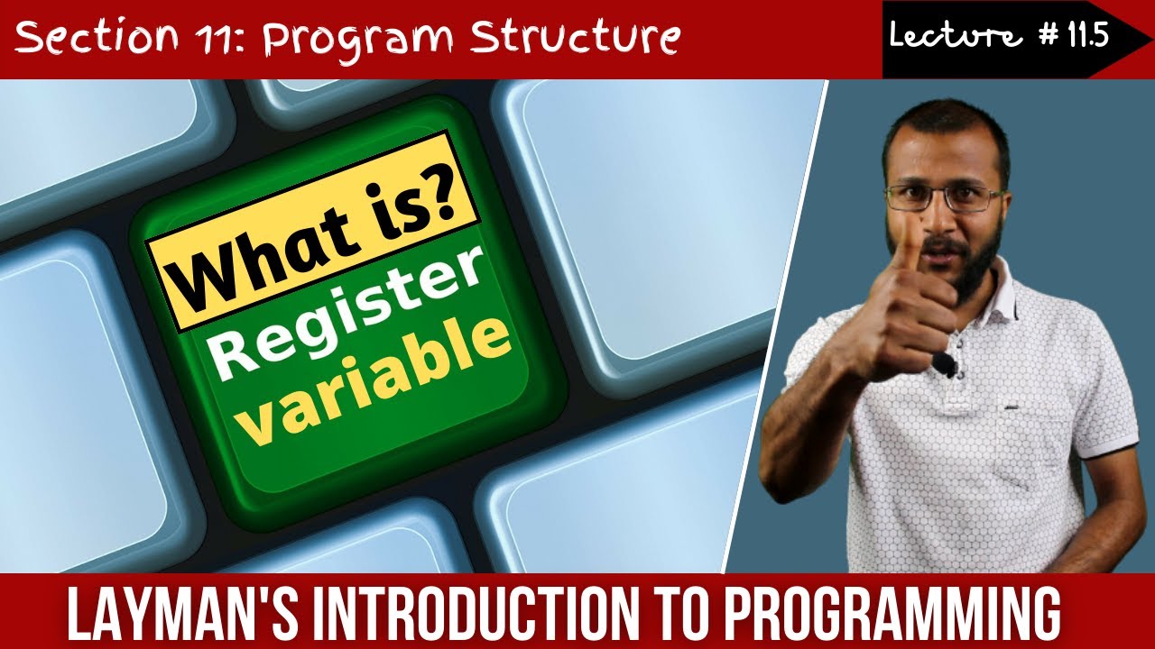 11.5. Register variable in C  | Complete C programming course | Sunil Dhimal