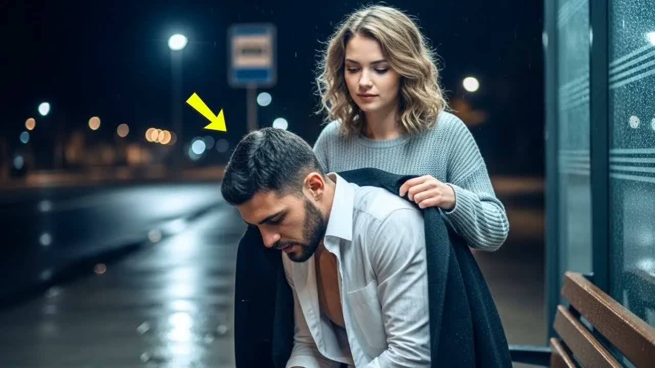 ＂Vieni con me＂ — Un’infermiera timida trovò un CEO gelato alla fermata… e lo portò a casa