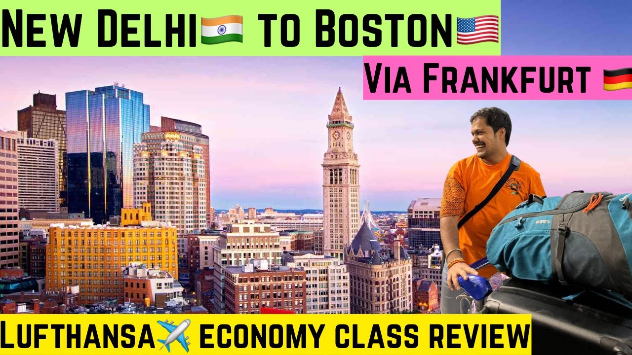 India to USA as an International Student || Northeastern University, Boston || Lufthansa Economy