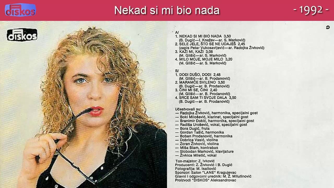 Suzana Jovanovic Suzi - Nekad si mi bio nada - (Audio 1992)