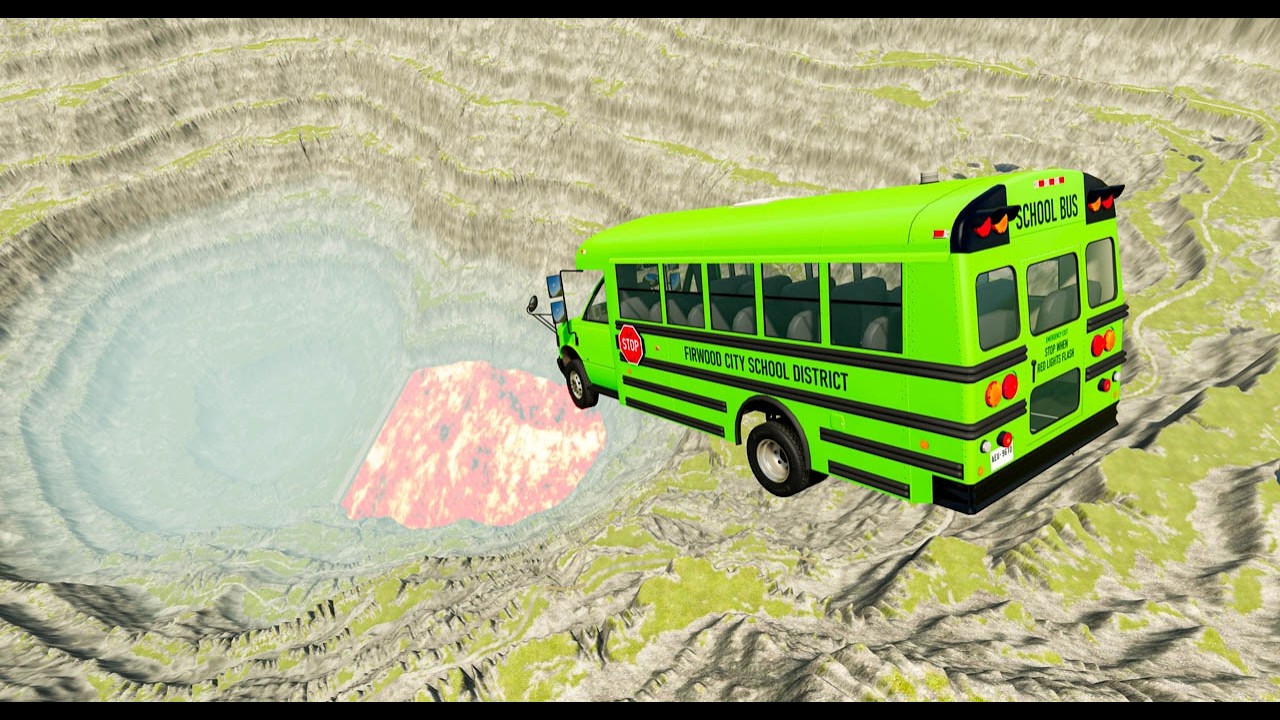 BeamNG Drive - Leap Of Death Car Jumps and Falls Crashes -#2