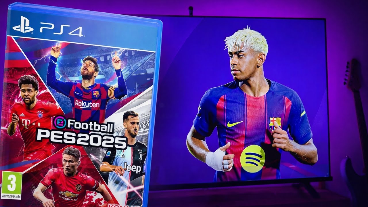 PES 2025 PlayStation 4 4K POV | Ultra Sharp Match Performance