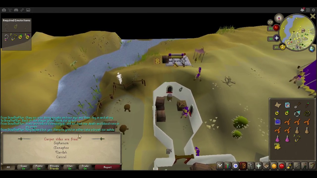 Clue Scroll | Dance at the Cat Doored Pyramid in Sophanem
