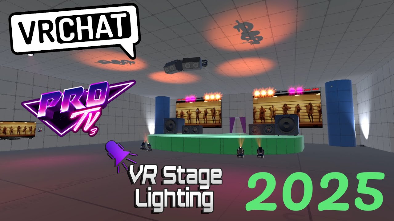 VRChat World: How to add ArchiTech TVPro, AudioLink, and VRSL with Video Frame Based Lights (2025)