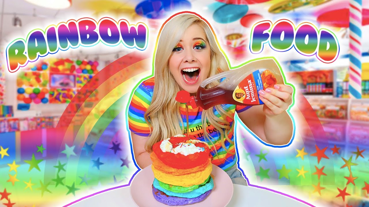 I ONLY ate RAINBOW food for 24 HOURS