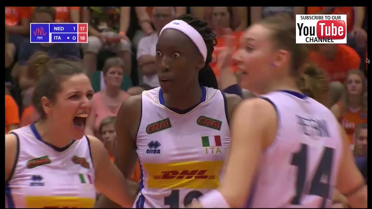 Italy - Netherlands W VNL 2018 - Full Match Highlights - HD