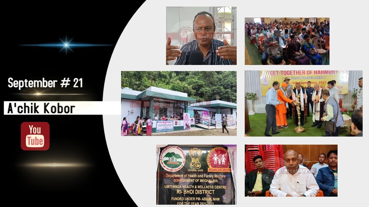 Meghalaya Round up Garo news | 21 September  2025.