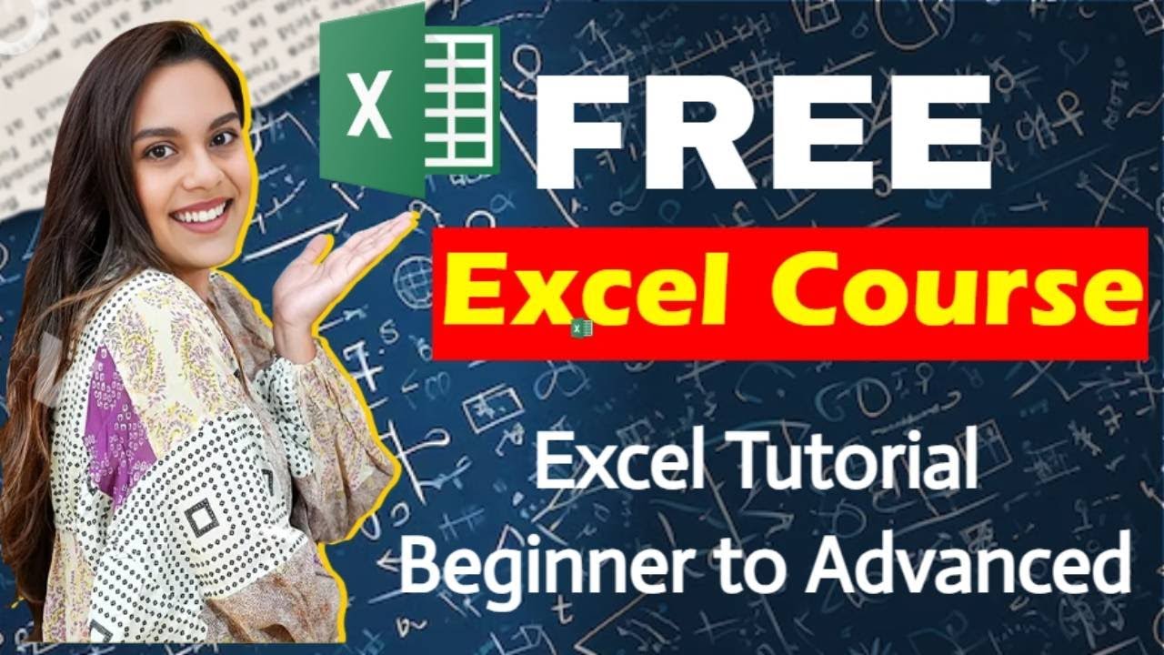 Complete Excel Course FREE | Learn Microsoft Excel from Basic to Advanced 2025 Tutorial Step-by-Step