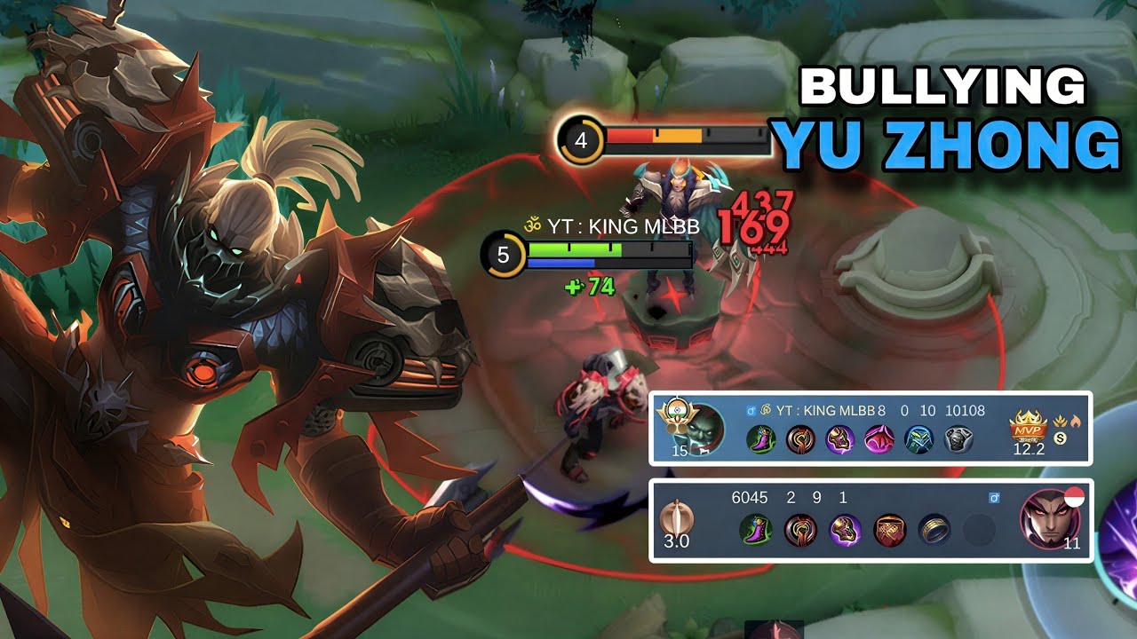 HOW TO BULLY YU ZHONG (must watch) BUILD TOP GLOBAL TERIZLA | MLBB