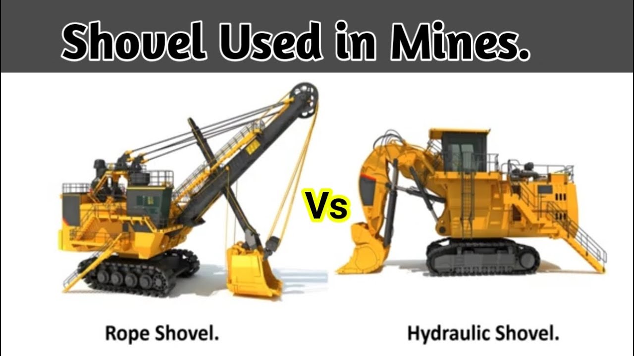 Rope Shovel Vs Hydraulic Shovel || #Mining_Academic_Video #Black_Diamond