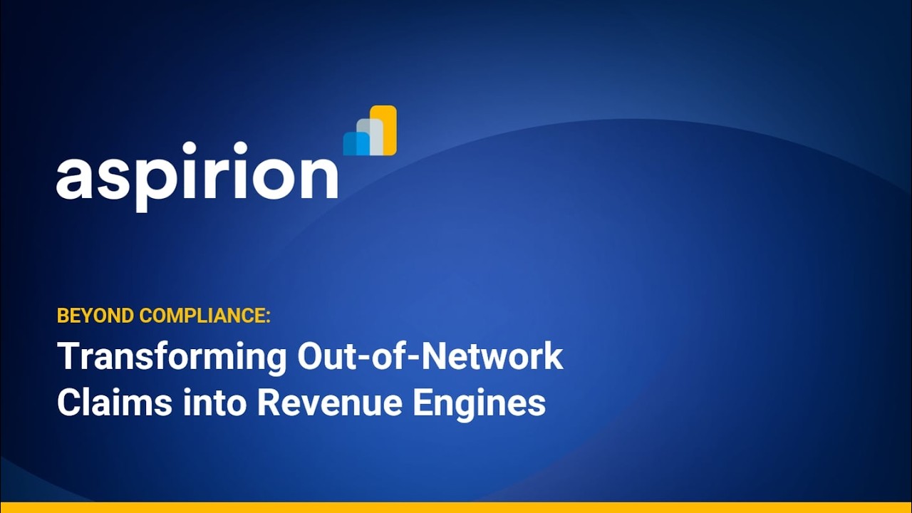 Beyond Compliance: Transforming Out-of-Network Claims into Revenue Engines