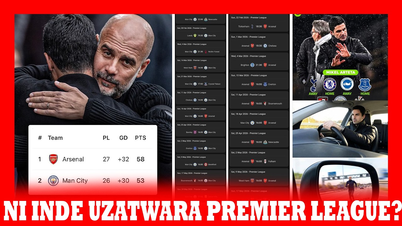 MAN CITY IRI TAYARI GUFATIRANA ARSENAL! PEP GUARDIOLA ARI KURABYA INDIMI | ESE BO BARIZEWE?