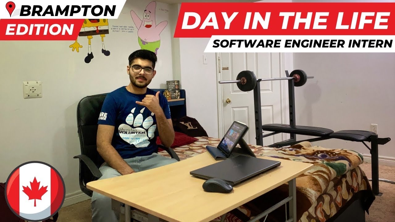 A REAL Day In Life Of Software Engineer Intern in Brampton, Canada 🇨🇦 (Work From Home)