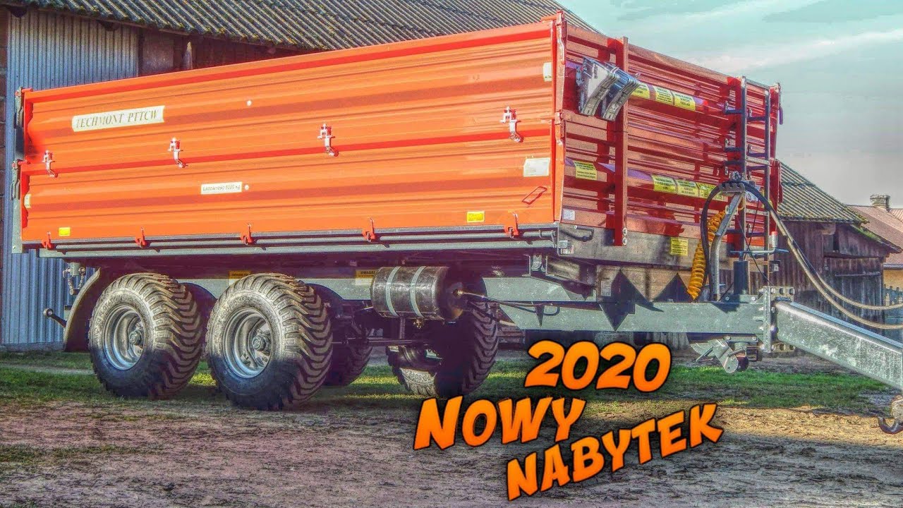 Nowy Nabytek 2020 I Przyczepa Techmont Tandem 8t I Podkarpacie