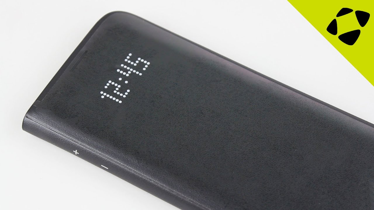 Official Samsung Galaxy S7 Edge LED View Cover Case - First Look