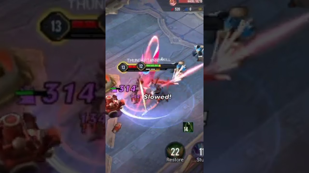 Clash of Titans - Allain vs Butterfly #aov#shorts#clashoftitans