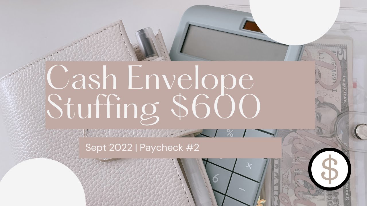 CASH ENVELOPE STUFFING $600 | NO SINKING FUNDS | ON THE STRUGGLE BUS