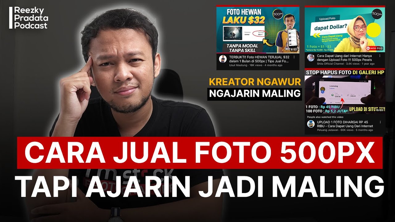 Tutorial Cara Jual Foto di 500px tapi Ngajarin Maling Karya Orang Lain
