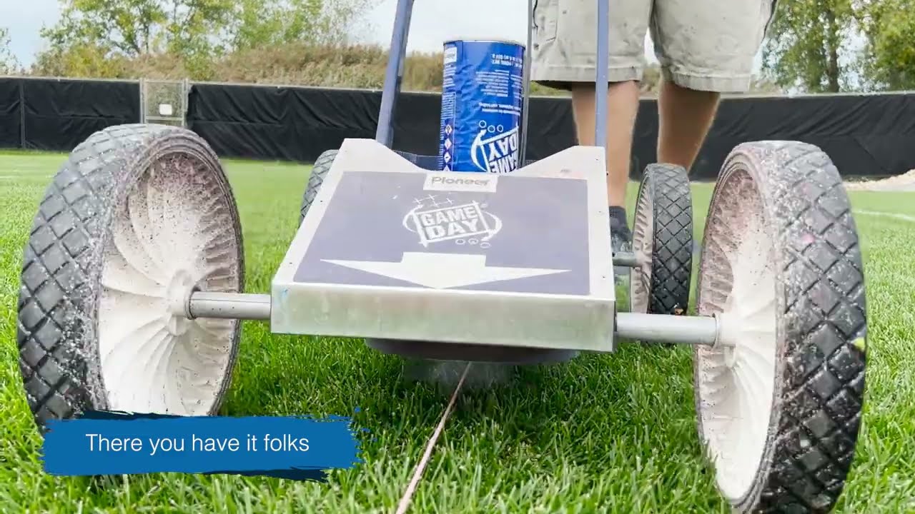 How to Stripe a Field using an Aerosol Striper