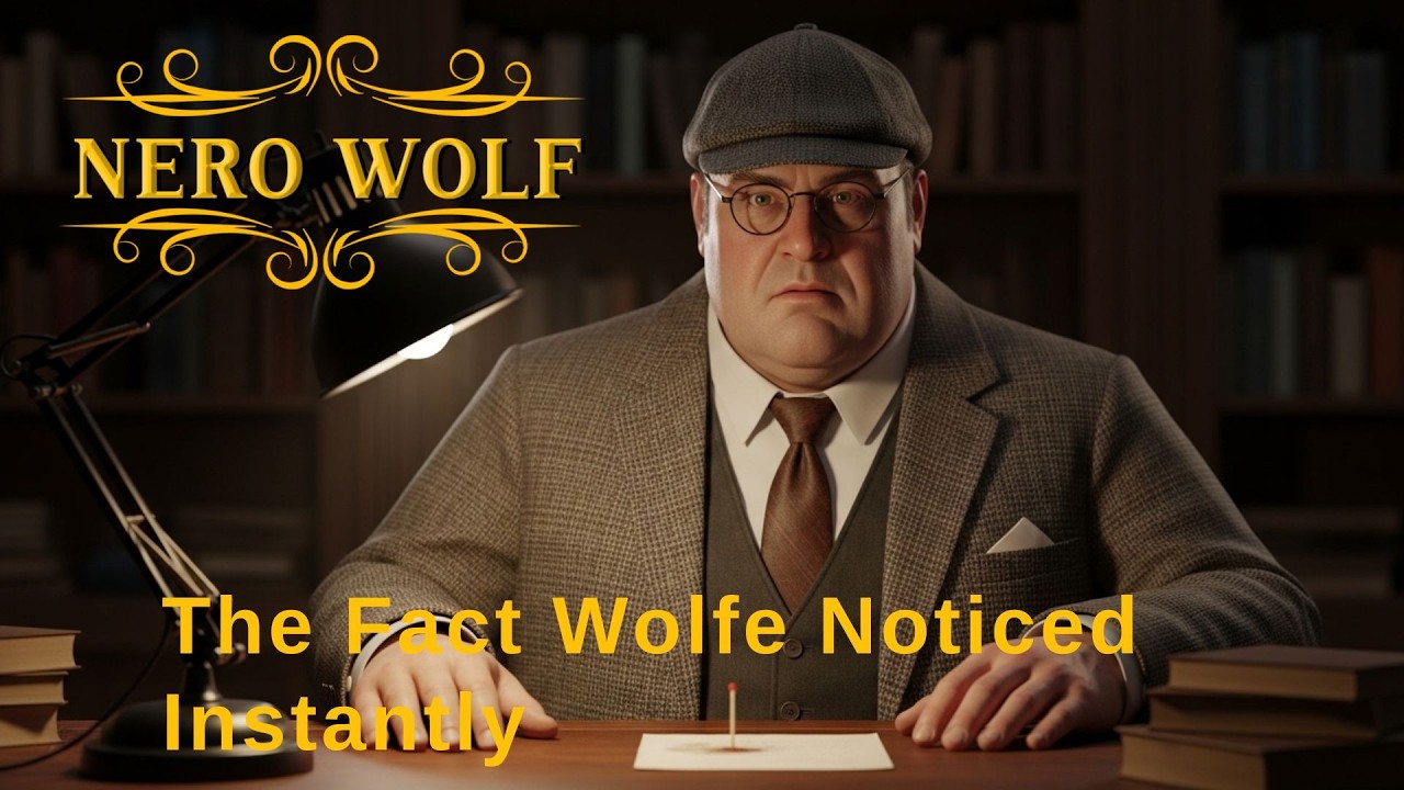 The Fact Wolfe Noticed Instantly  Nero Wolfe