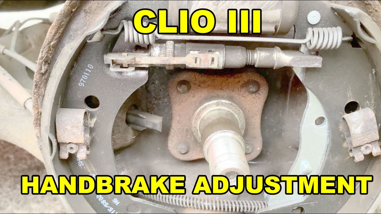 Renault Clio Mk3 - Adjusting the Handbrake