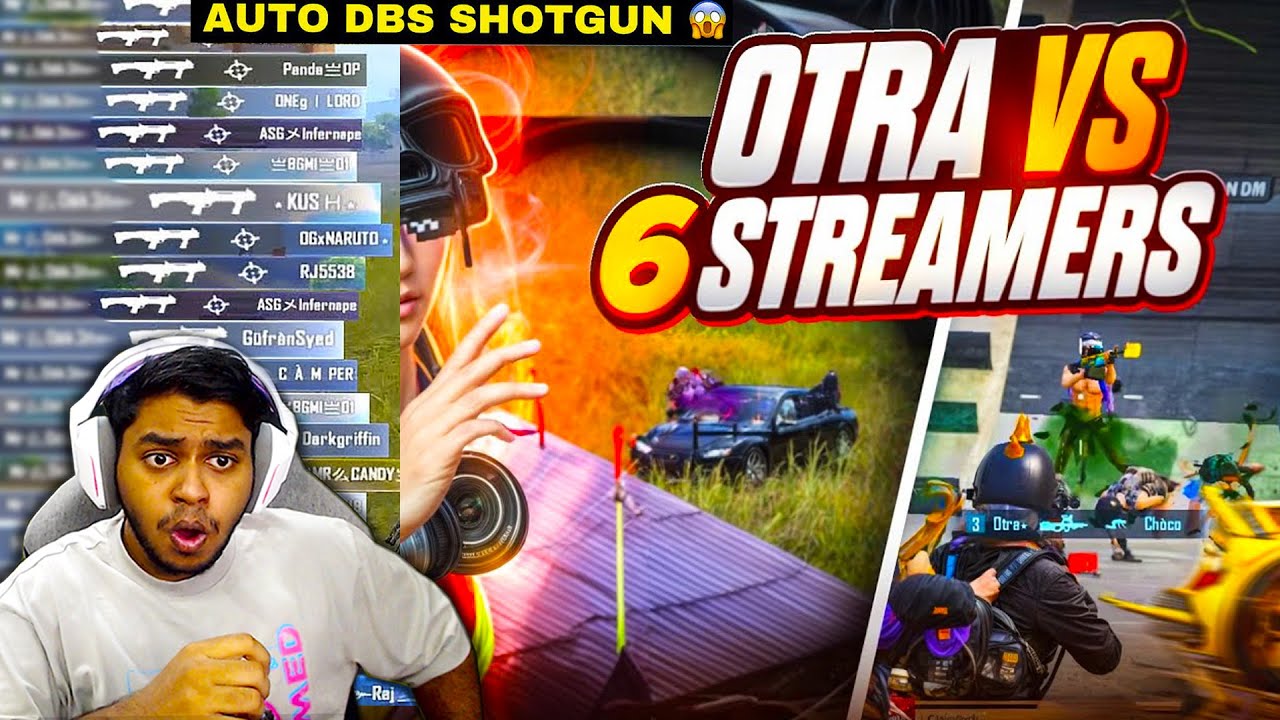 WORLD's IMPOSSIBLE 1vs4 EVEN STREAMERS CALL HIM H*CKER?? OTRA GAMING BEST Moments in PUBG Mobile