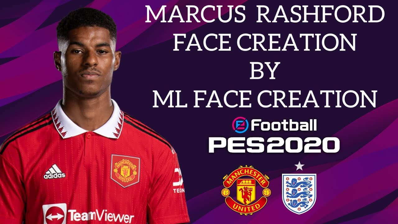 PES 2020 Marcus Rashford Face Creation|Ps3, Ps4, Ps5, Xbox360 ,Xbox1| by ML Face Creation 🏴󠁧󠁢󠁥󠁮󠁧󠁿