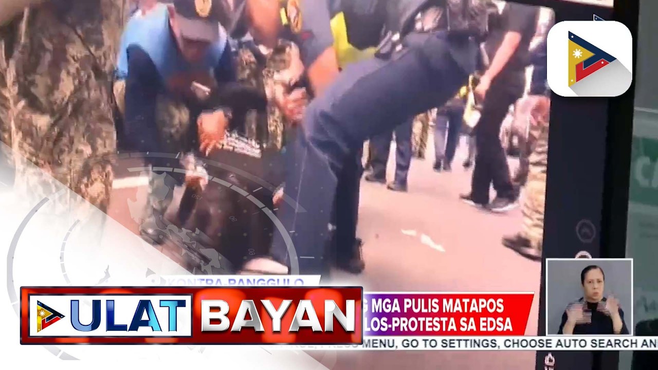 Ilang indibidwal, inaresto ng PNP matapos tangkang manggulo sa kilos-protesta sa EDSA