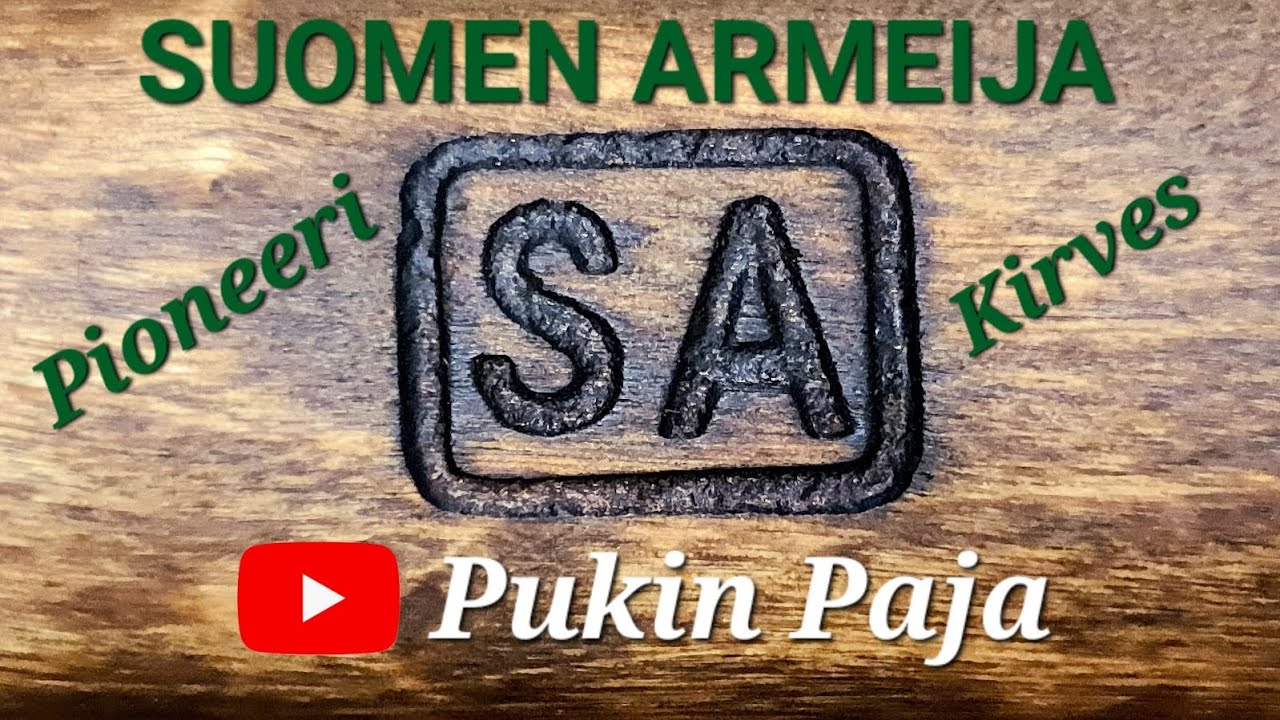 SA-P kirveen täydellinen kunnostus! Finnish military axe full restoration! @pukinpaja1974
