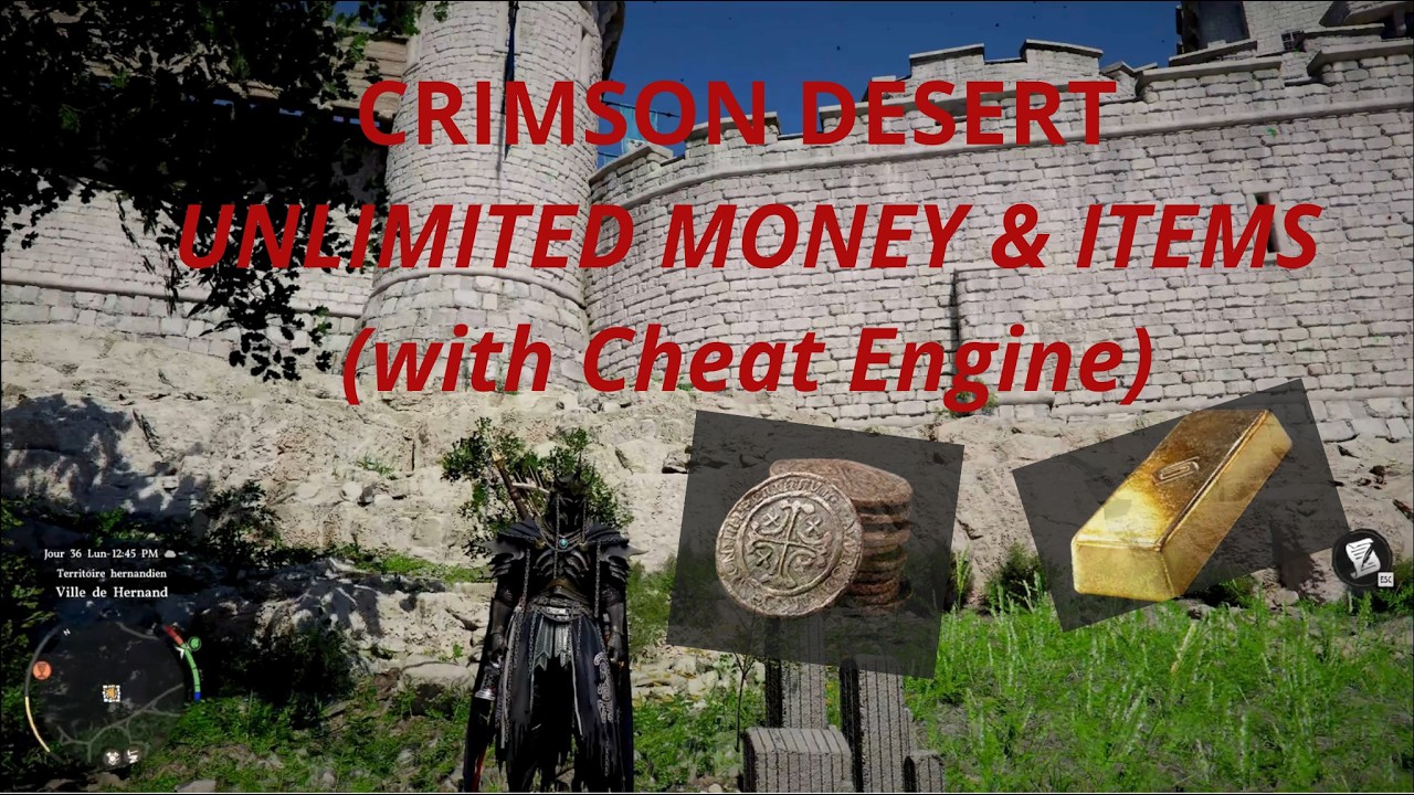 CRIMSON DESERT   UNLIMITED MONEY & ITEMS (With Cheat Engine)