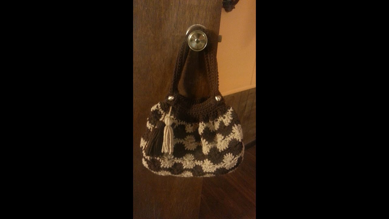 How to Crochet a Handbag - Catherine Wheel Bag