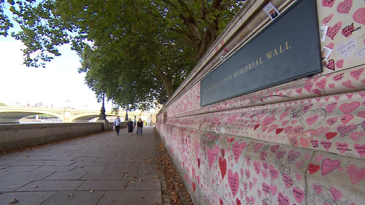 Covid Memorial Wall - BBC Points West - 20th September 2021