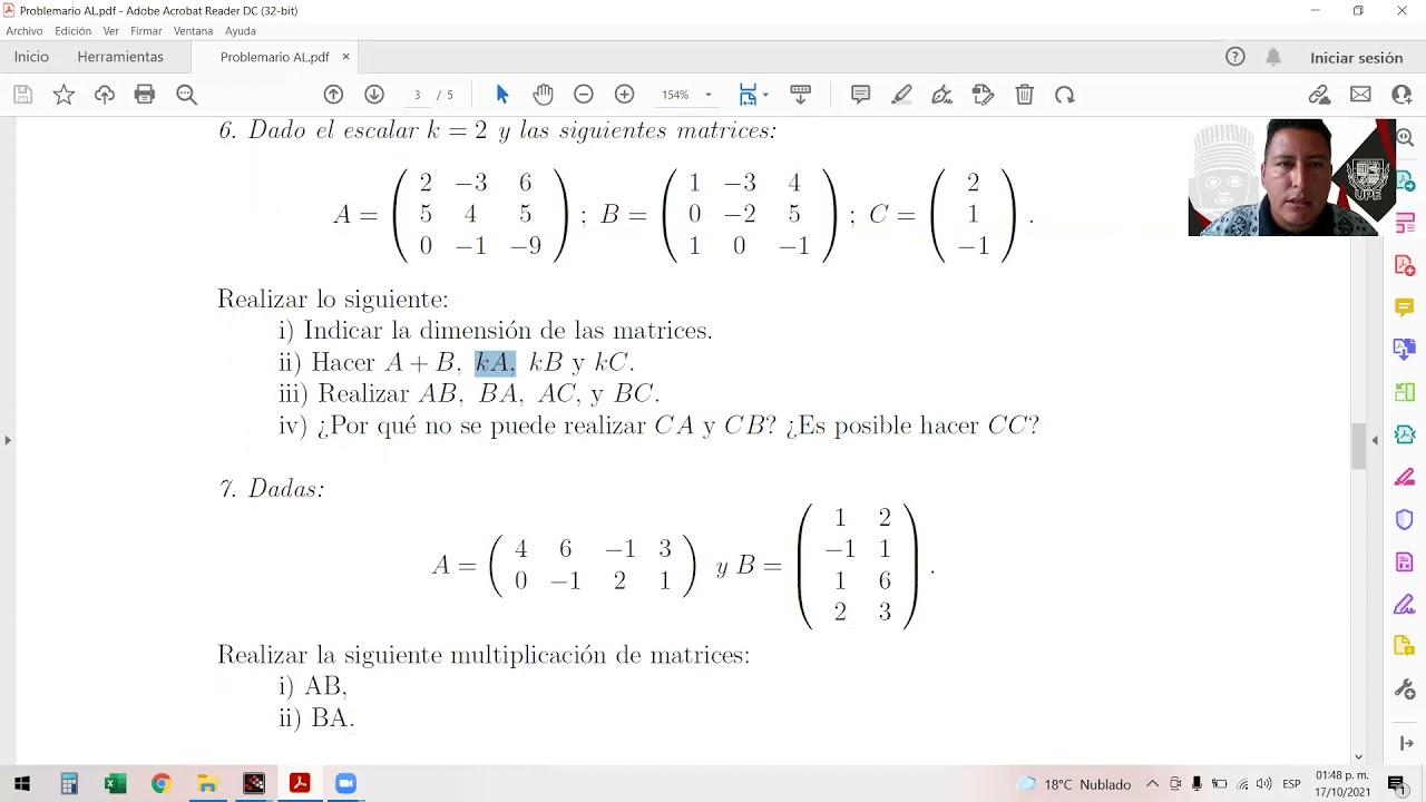 Álgebra Matricial con Scilab