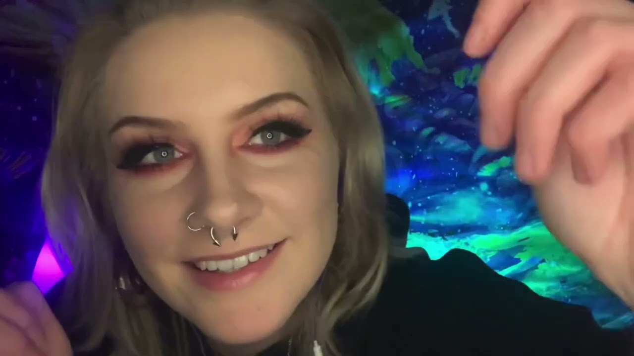 ASMR Face Touching + Mouth Sounds for Sleep and Relaxation 💤