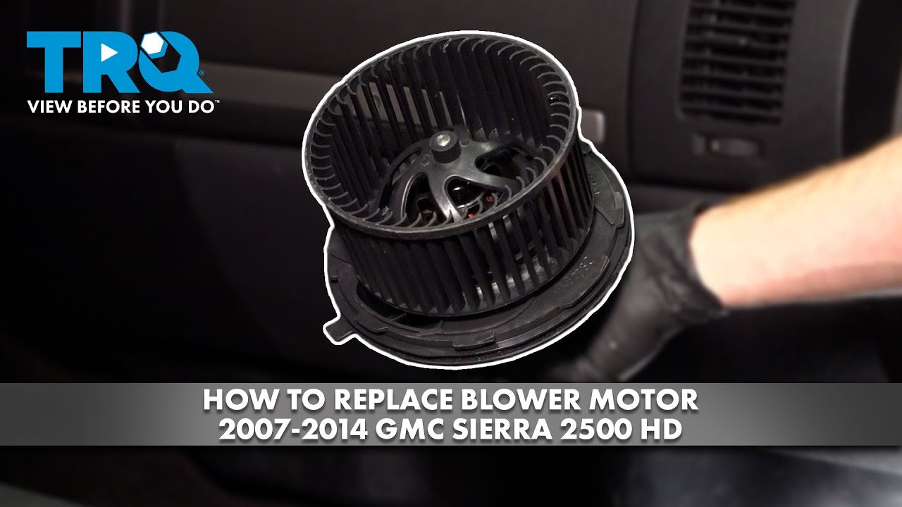 Как заменить мотор вентилятора отопителя на GMC Sierra 2500 HD 2007-2014 годов выпуска