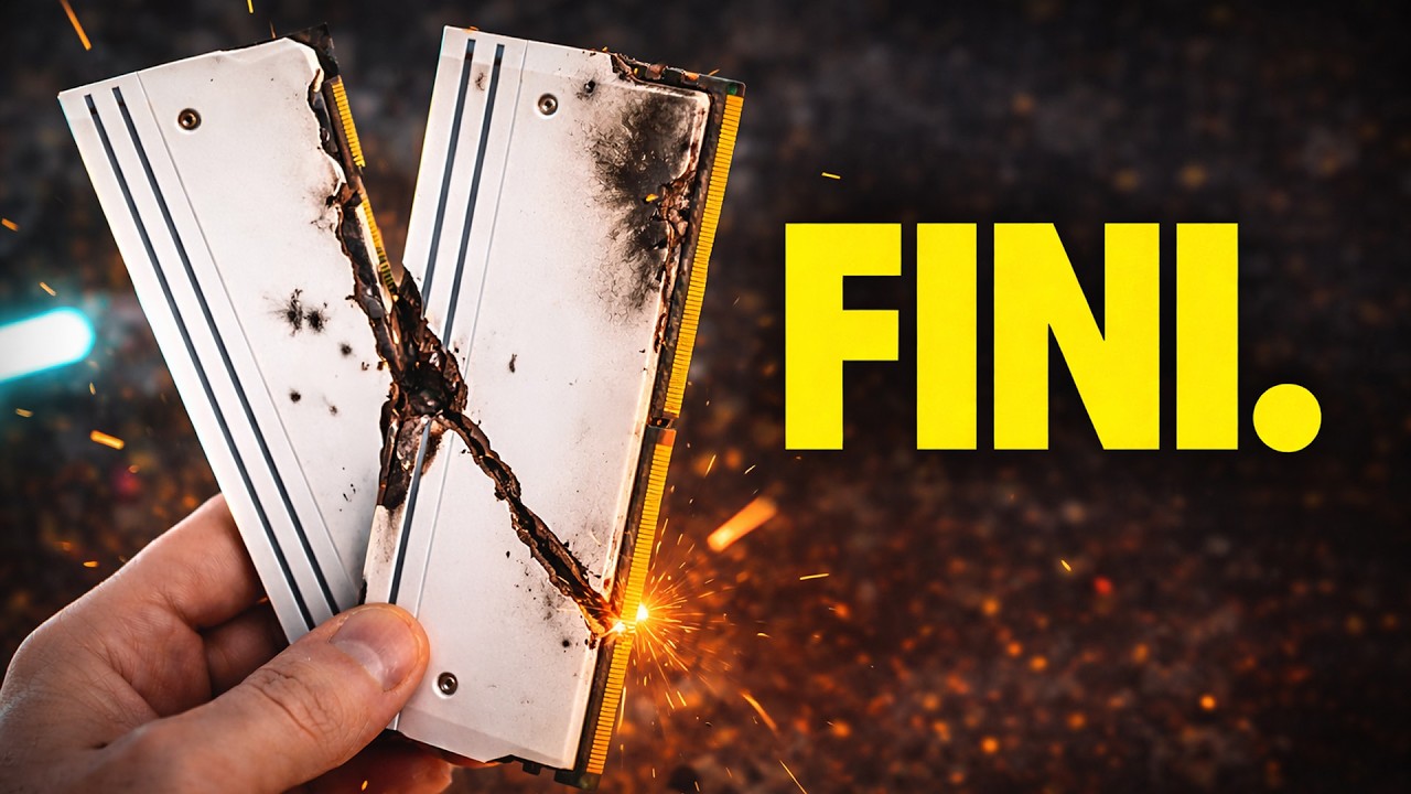 La RAM, c'est fini pour nous. (Et les PC Gamer aussi)
