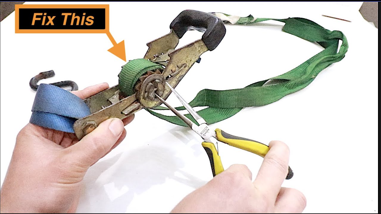 Освобождение ремня с храповым механизмом