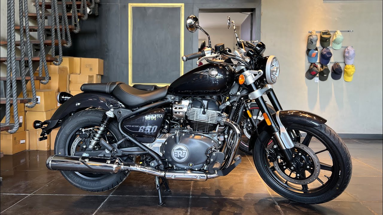 2025 New Royal Enfield Super Meteor 650 OBD2B Detailed Review | 2025 Super Meteor 650 Base Model