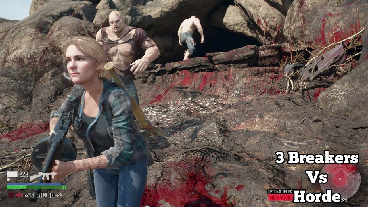 3 Breakers vs Massive Horde - Days Gone