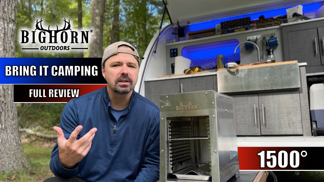Big Horn Outdoors Infrared Grill Review From a TEARDROP CAMPER