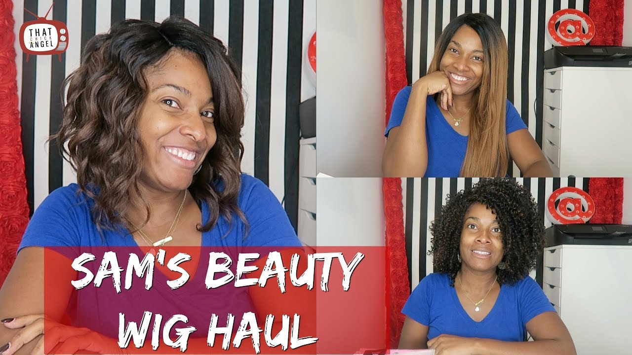 Sam's Beauty Wig Haul | That Chick Angel TV